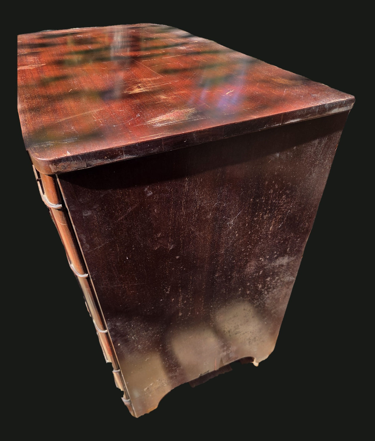 c. 1946–1950 Permanized Mengel 4-Drawer Dresser (Before Refinishing — Right Side, OGR-001) | Old Grain Revival